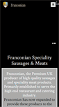 Mobile Screenshot of franconian.co.uk